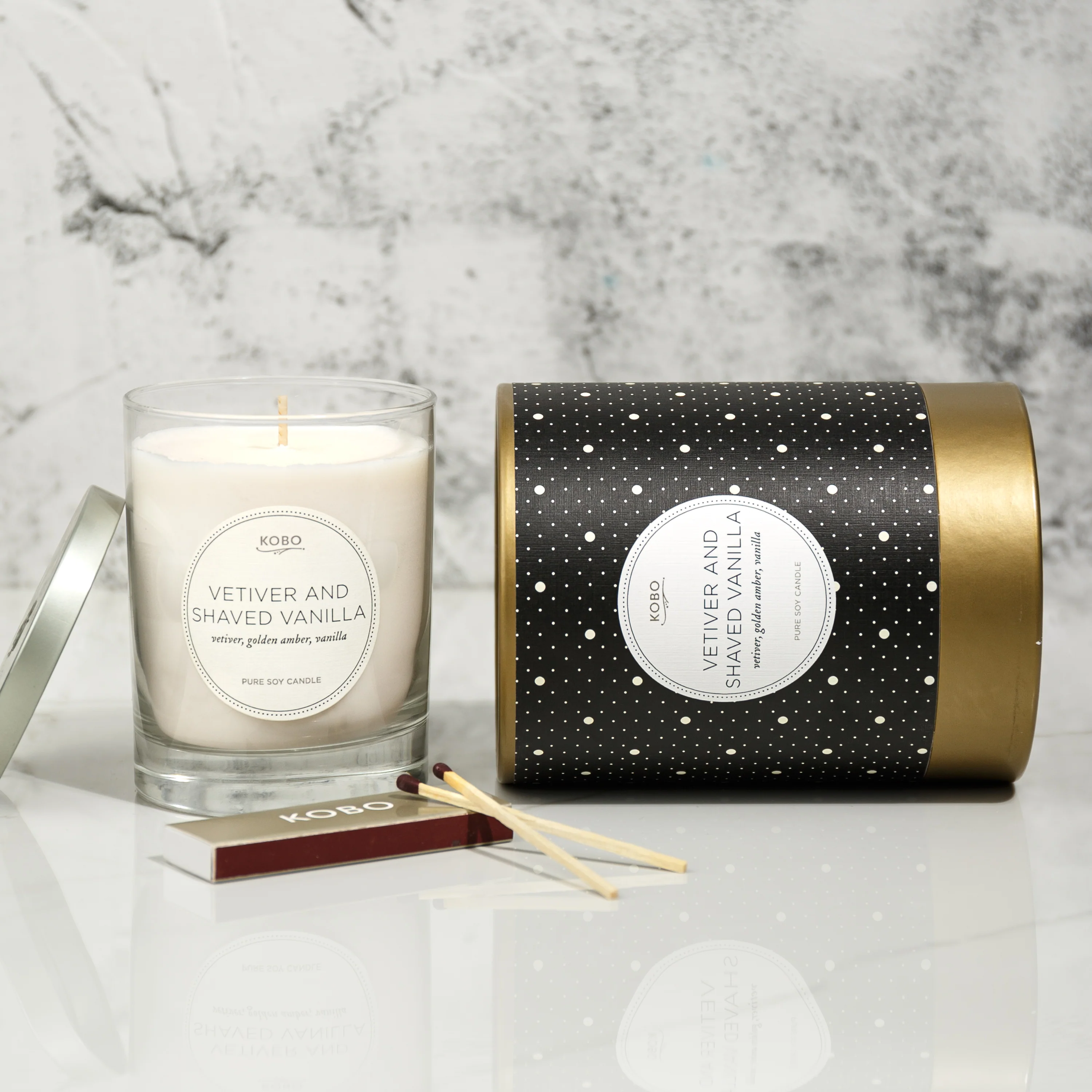 Vetiver Shaved Vanilla Coterie Candle - Image 3